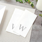 Luxenap 15.8 X 7.9 Inch Linen-Feel Guest Towels, 2000 Lettered Hand Towels - Image 6