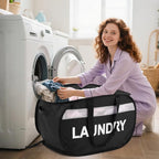 Collapsible Laundry Baskets, Tear-proof Dirty Clothes Hampers - Image 2