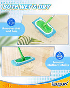 KEEPOW Reusable Dry Sweeping Cloths Microfiber Wet Pads Refill Compatible - Image 4