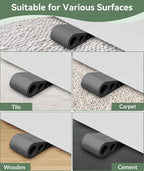 1.9 Inches Heavy Duty Door Stopper, 2 Pack Rubber Door Stop, Door Stoppers - Image 6