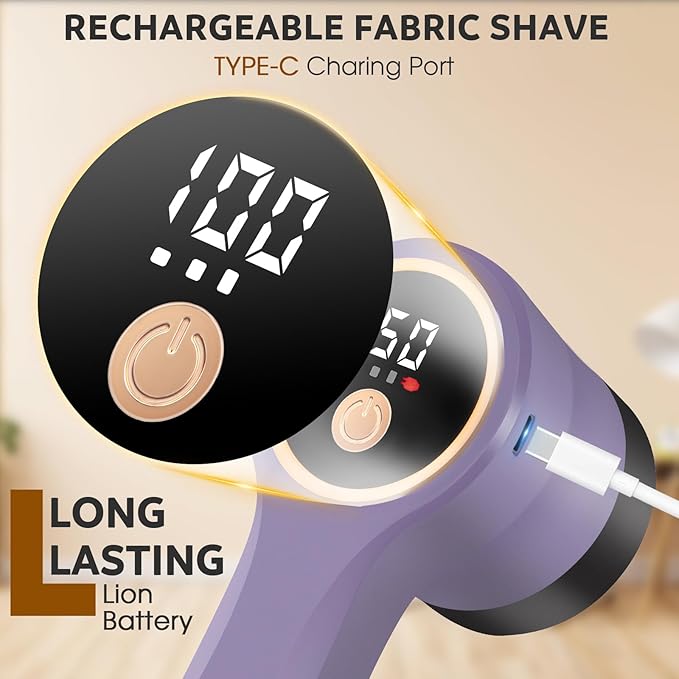 Rechargeable Fabric Shaver, Electric Lint Remover - Image 3