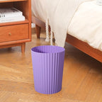 JiatuA Small Trash Can Plastic Wastebasket Round Garbage Container Bin - Image 3
