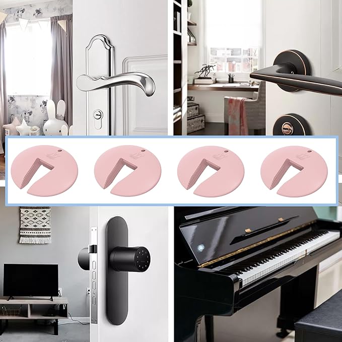 Door Pinch Guard and Door Slam Stopper, Durable Silicone Door Finger Pinch Guard - Image 8