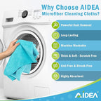 AIDEA Microfiber Cleaning Cloth-12PK, Soft Microfiber Towels - Image 3