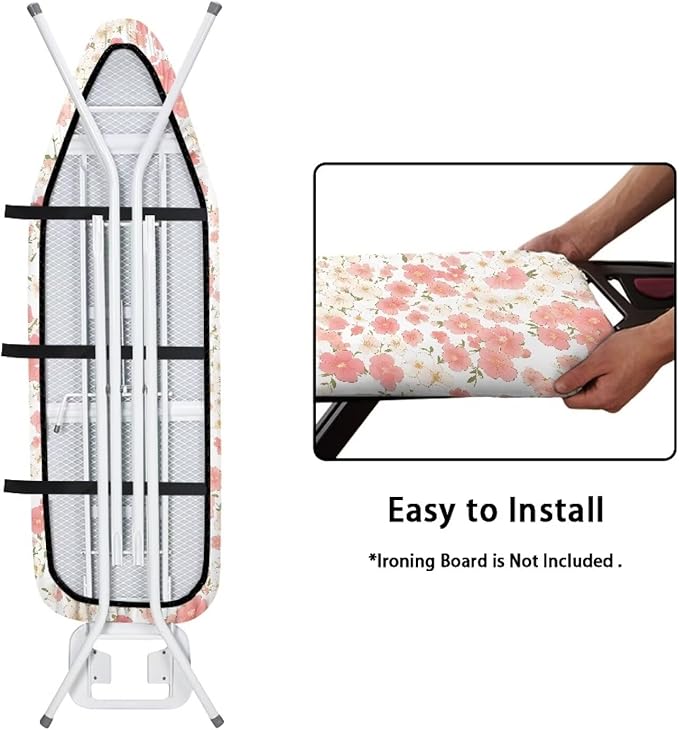Ditsy Floral Easy Installation 15x54 Ironing Board Cover, Watercolor Floral - Image 4