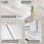WIFORH Sink Faucet Mat, Quick Drying Stone Mat - Image 4