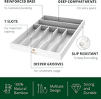 ROYAL CRAFT WOOD Luxury Bamboo Kitchen Drawer Organizer - Image 4