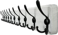 WEBI Coat Rack Wall Mount, 38 9/16" Long, 10 Hooks, Large Coat Hooks Wall by WEBI