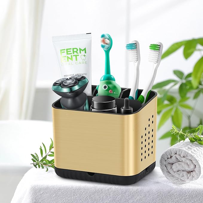 Toothbrush Holders for Bathrooms, Tooth Brush Holder for Bathroom Countertop - Image 2