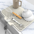 Dish Drying Matt for Kitchen Counter, 14.6"×11"Silicone Dry Rack Mat by JIUBAR