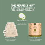 Greenzla Reusable Makeup Remover Pads Washable Laundry Bag & Round Box - Image 2