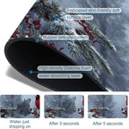 Winter Sink Splash Guard Faucet Mat Cardinal Christmas Super Absorbent Fast - Image 3