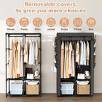 Portable Closet for Hanging Clothes, Portable Wardrobe Closet - Image 7