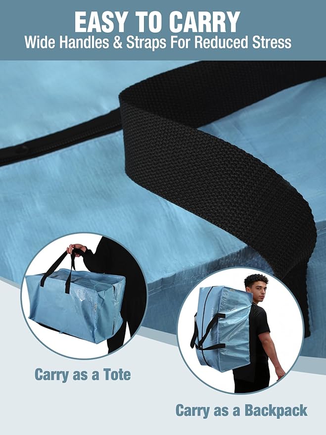 WORKPRO 4 Pack Extra Large Moving Bags - Image 5