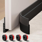 Hojoy 4 Pack Under Door Draft Stopper, Adjustable Door Sweep Anti-Collision by HOJOY