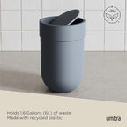 Umbra Touch Trash Can, Small Garbage Bin Waste Basket - Image 4