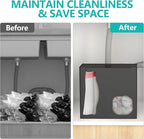 2 in 1 Grocery Bag Holder & Trash Bag Holder Dispenser, Kitchen Grocery Storage - Image 7