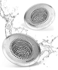 Sink Drain Strainer, Reversible Easy Clean Mesh Sink Strainer by Wokdada
