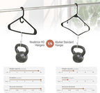 NEATERIZE Ultra Heavy Duty Plastic Clothes Hangers - Image 5