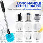 Holikme Bottle Brush Cleaner Set, 3 Straw Cleaner Brush, Bottle Cleaning Brush - Image 2
