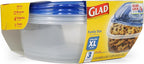 Glad GladWare XL Square Food Storage Containers, Family Size Meal Container - Image 3