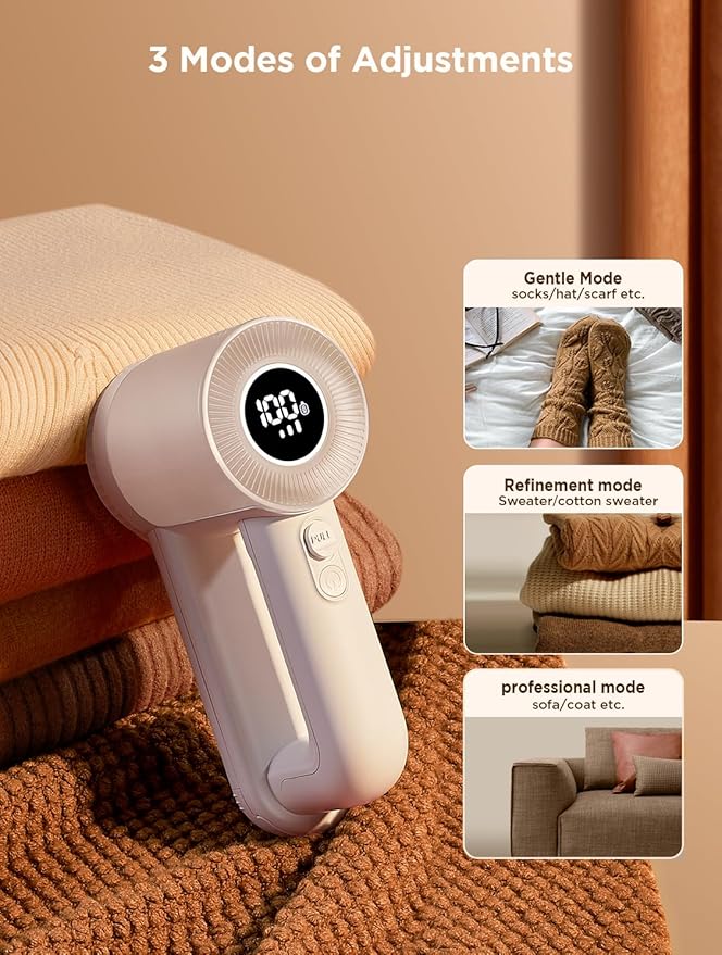 Rechargeable Fabric Shaver, Lint Remover - Image 3