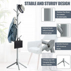 Haddockway Wooden Coat Rack Stand - Image 3