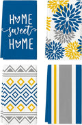 Artoid Mode Stripes Home Sweet Home Boho Spring Kitchen Towels Dish Towels by ArtoidMode