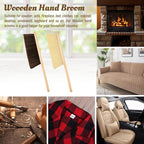 2 Pieces Woooden Dust Brush Hand Broom Bench Brush - Image 5