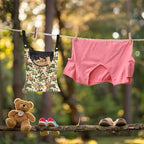 2 Pcs Floral Clothes Pin Hanging Bag - Image 4