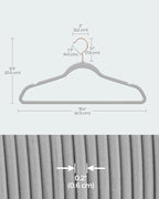 SONGMICS Slim Velvet Hangers, Non-Slip Clothes Hangers - Image 6