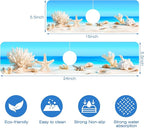 Tropical Beach Seashells Kitchen Sink Splash Guard Absorbent Fast Drying Mat - Image 3