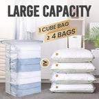 TAILI Vacuum Storage Bags 4 Pack, Jumbo Cube, Extra Large Vacuum Seal Bags - Image 2