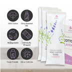 30 Hot or Cold Wrapped Moist Towels – 9'' x 9" Moist Towelettes Individually - Image 2