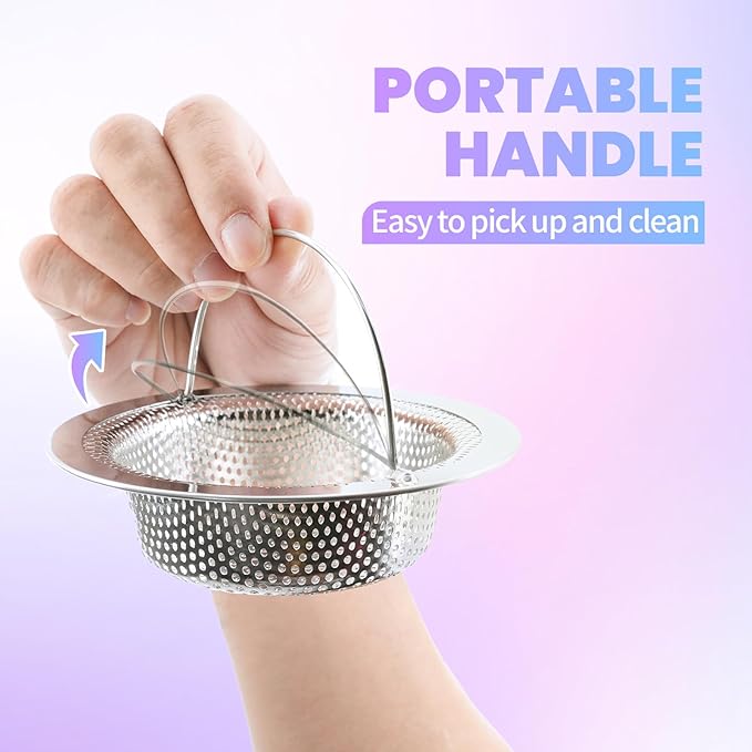 2 Pack Kitchen Sink Drain Strainer - Image 3