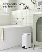SONGMICS Bathroom Trash Can, 1.6-Gallon Trash Bin - Image 3