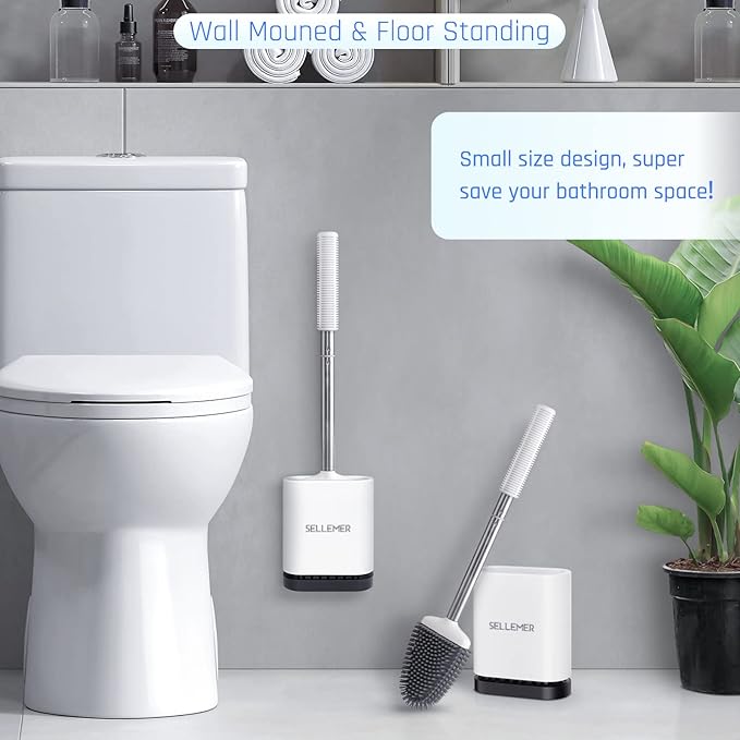 Sellemer Toilet Brush and Holder Set - Image 6