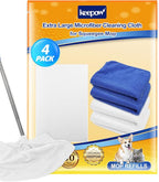 KEEPOW 4PCS Extra Large Microfiber Cleaning Clothes, Washable Reusable by KEEPOW