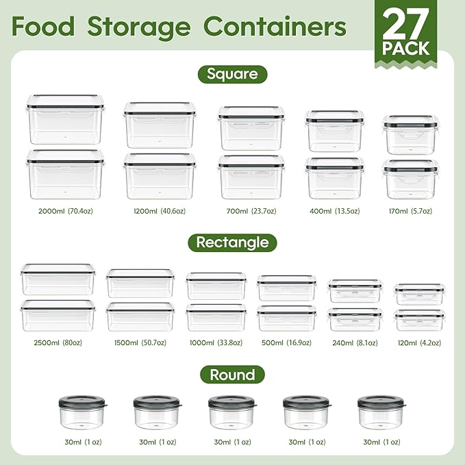 54-Piece Food Storage Containers - Image 2