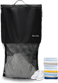 Mesh Laundry Bag Travel Bags-Small Hanging Wash Delicates Reusable Dirty Bag by EasierLaundrySimplerLife