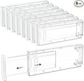 Lifewit 8 Pack 4" High Drawer Dividers 28-43.5cm/11-17" Adjustable Drawer by Lifewit