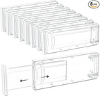 Lifewit 8 Pack 4" High Drawer Dividers 28-43.5cm/11-17" Adjustable Drawer by Lifewit