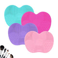 4 Pcs Silicone Make Up Brush Cleaning Mat, Makeup Brush Cleaner Mats, Cosmetic by HexinYigjly