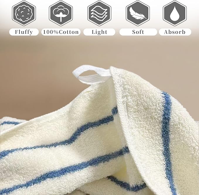 VOOVA & MOVAS Stripe Hand Towels - Image 2