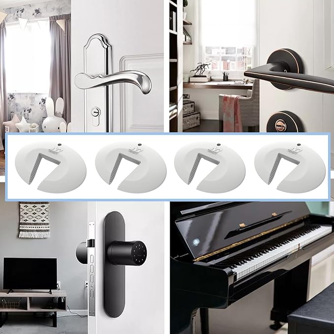 Door Pinch Guard and Door Slam Stopper, Durable Silicone Door Finger Pinch Guard - Image 8
