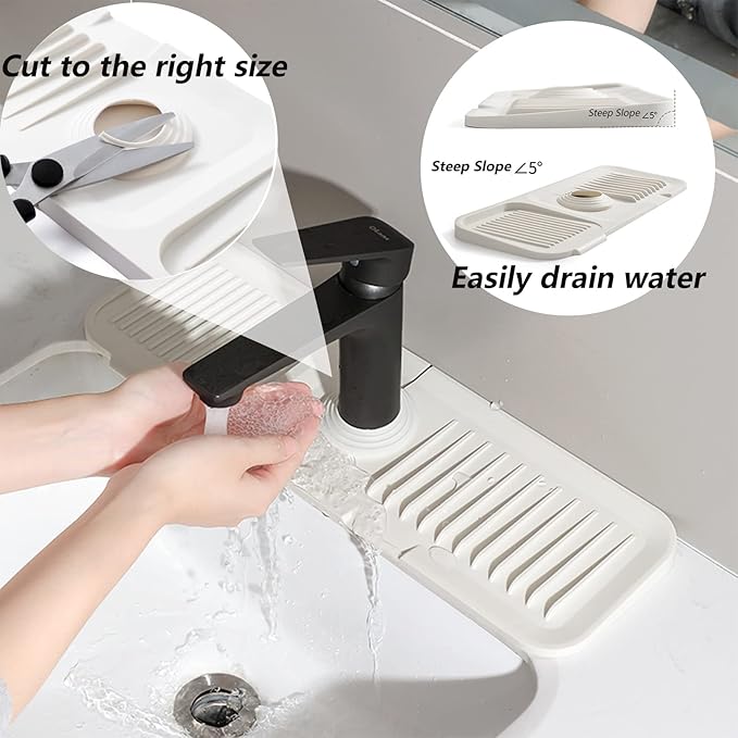 Kitchen Sink Splash Guard Sponge Holder - Image 3
