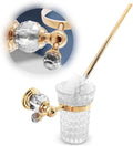 Gold Stainless Steel Toilet Brush by Novsix