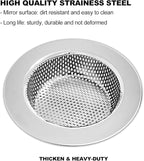 2PCS Kitchen Sink Drain Strainer/Catcher/Basket/Cover/Filter/Trap/Screen - Image 3