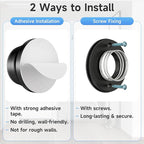 Door Stoppers for Wall, 1.65 x 0.9 Inch Door Knob Wall Protector - Image 5