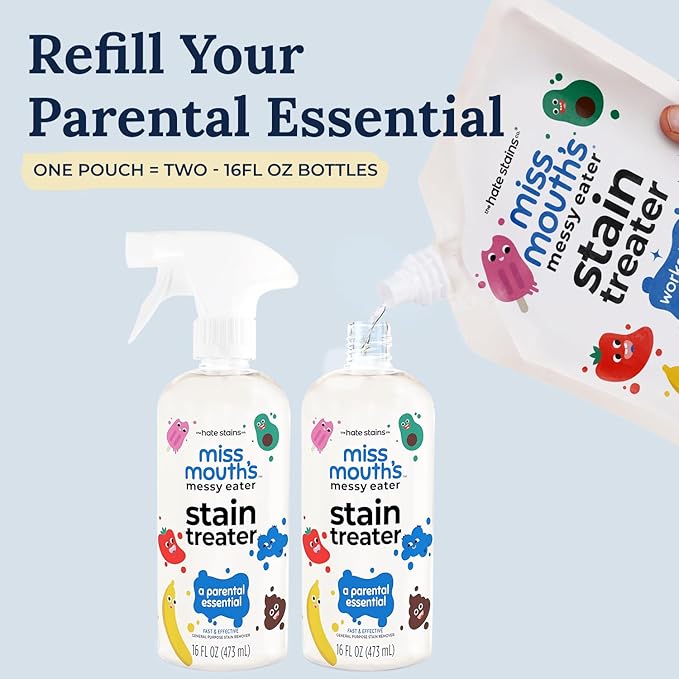 Miss Mouth's Messy Eater Stain Treater - 32oz Refill - Newborn & Baby - Image 3